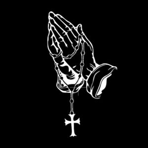 Prayer Hands Decal